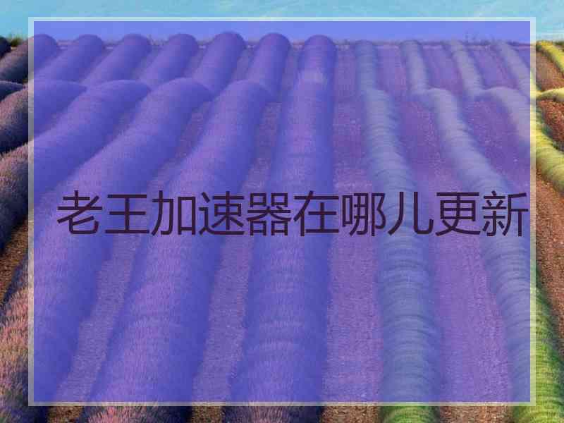 老王加速器在哪儿更新